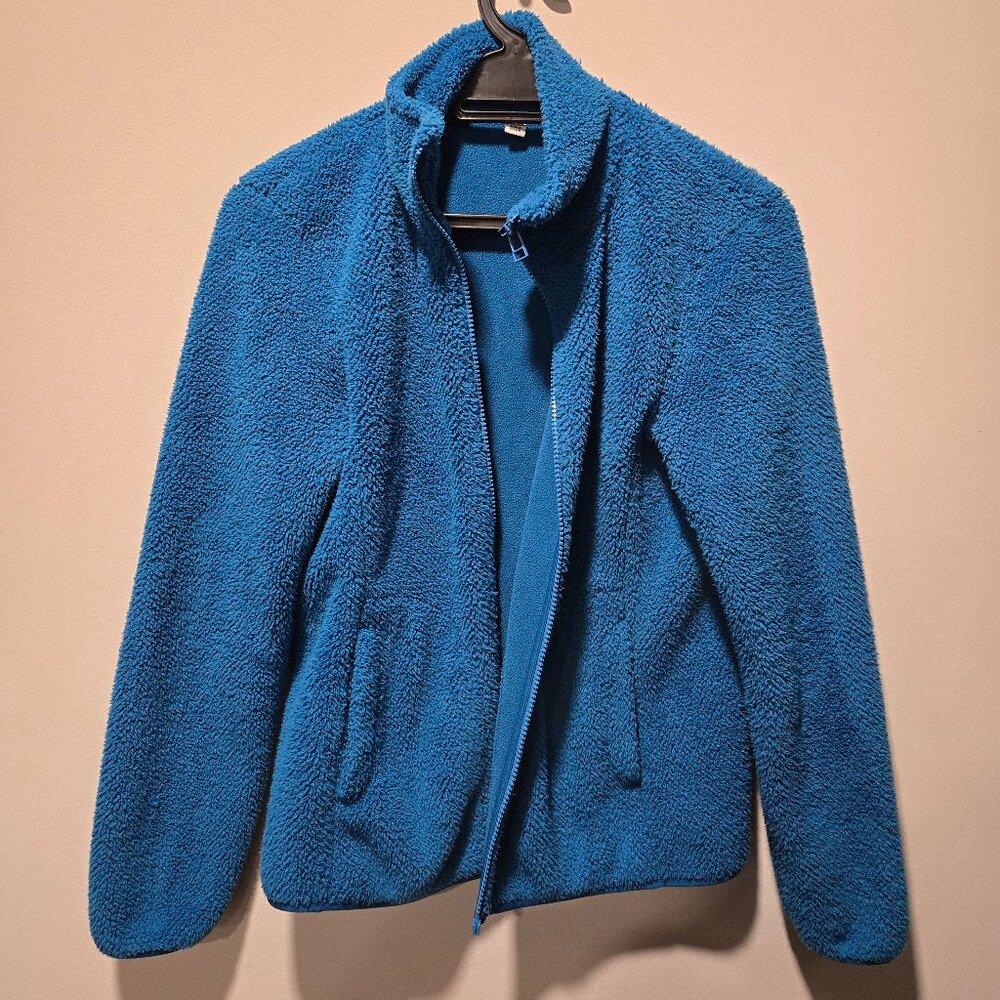 Turquoise Uniqlo Zip Jacket